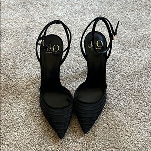Black Slingback Pump